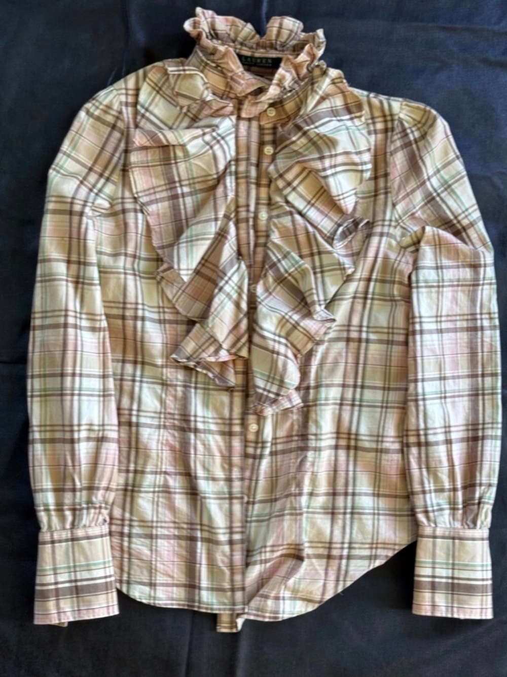 Lauren Ralph Lauren plaid blouse